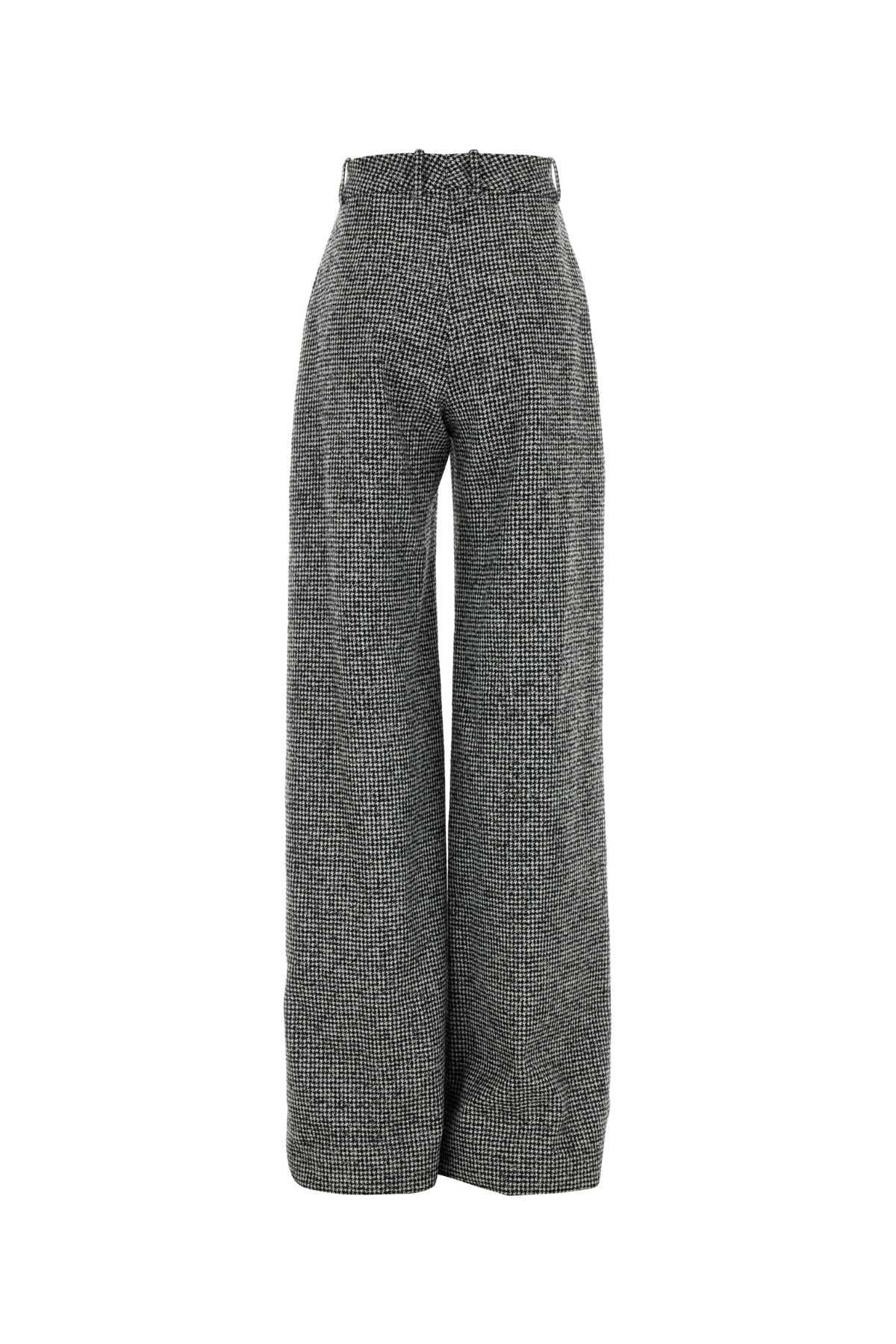 ERMANNO SCERVINO Embroidered Wool Blend Palazzo Pants for Women - Stylish and Comfortable