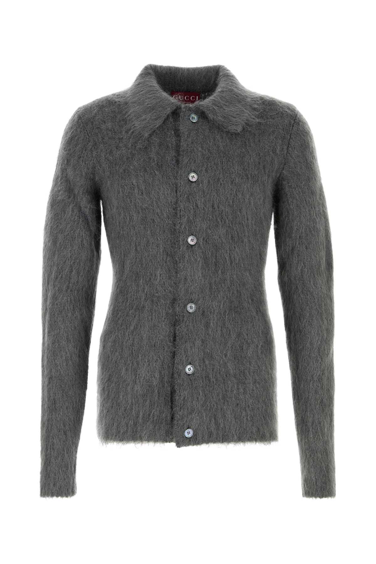 GUCCI Mohair Blend Cardigan for Men - Stylish Layering Essential