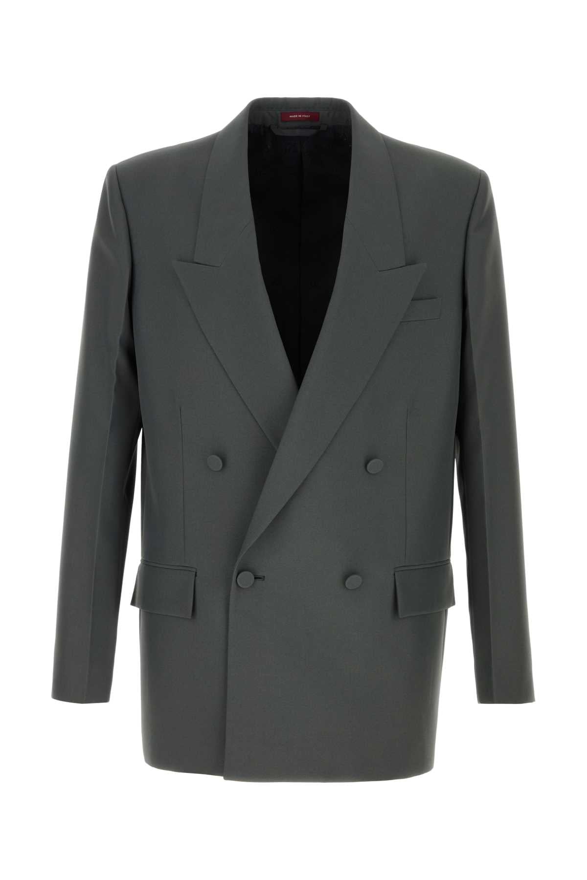GUCCI Graphite Panama Blazer for Men