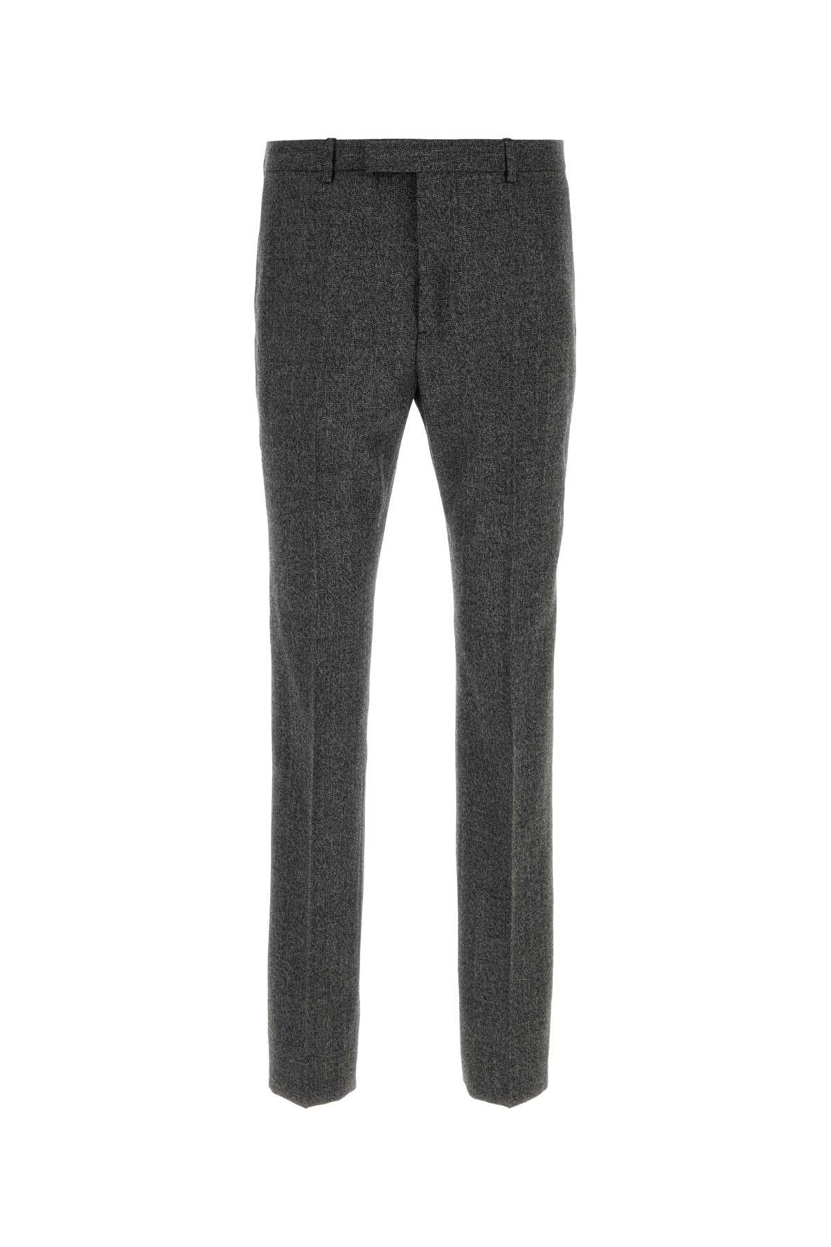 GUCCI Charcoal Wool Pant for Men - FW25 Collection