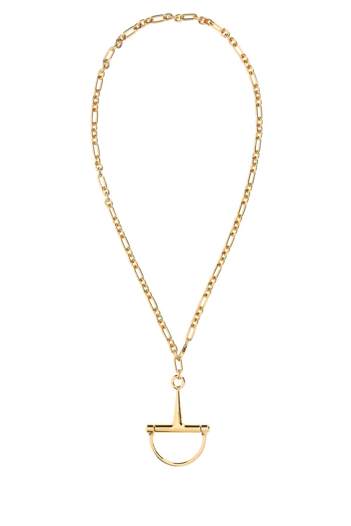 GUCCI Elegant Gold Metal Necklace - Adjustable 95-100 cm