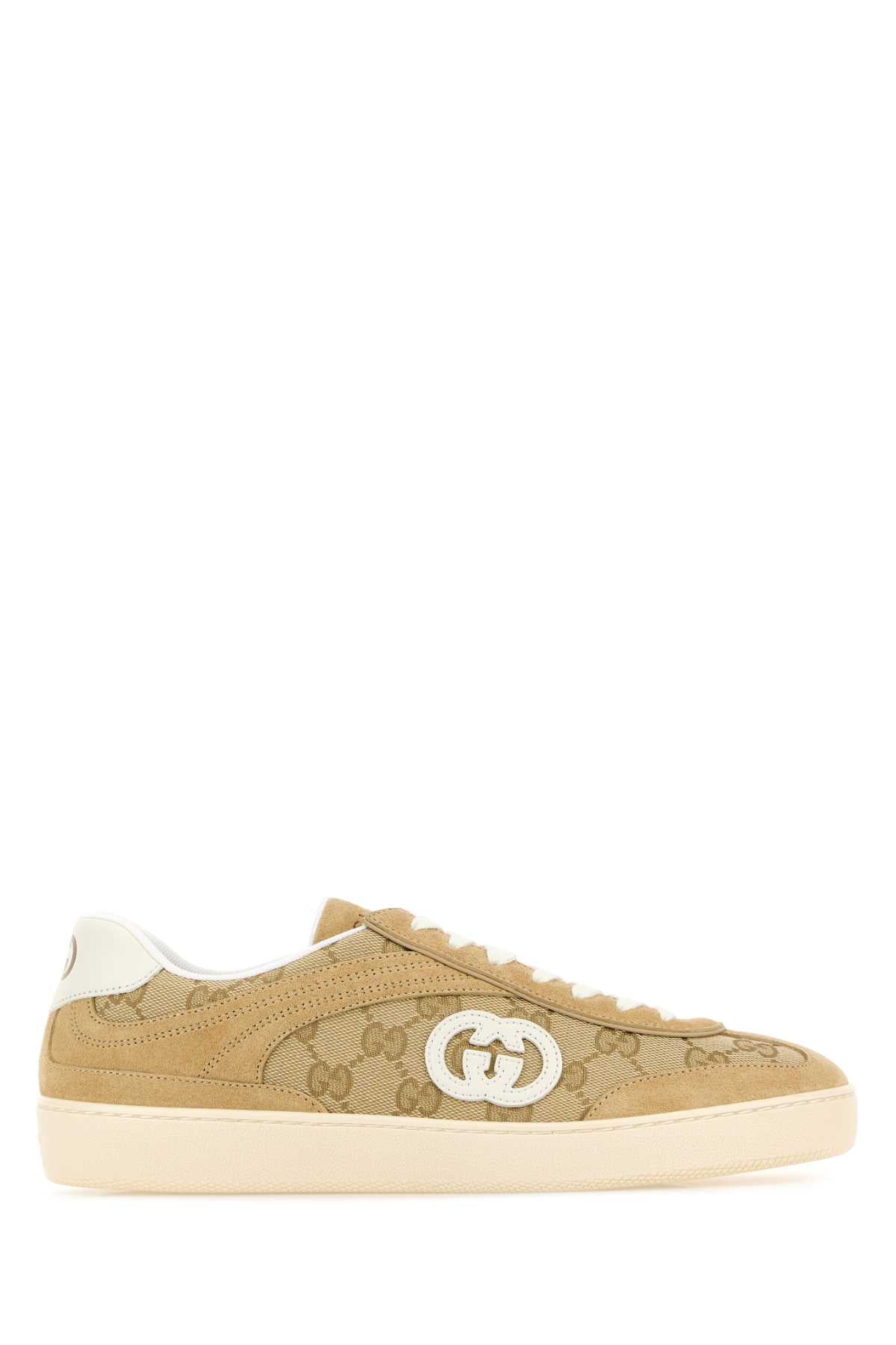 GUCCI Elegant Fabric and Suede G75 Women's Sneaker