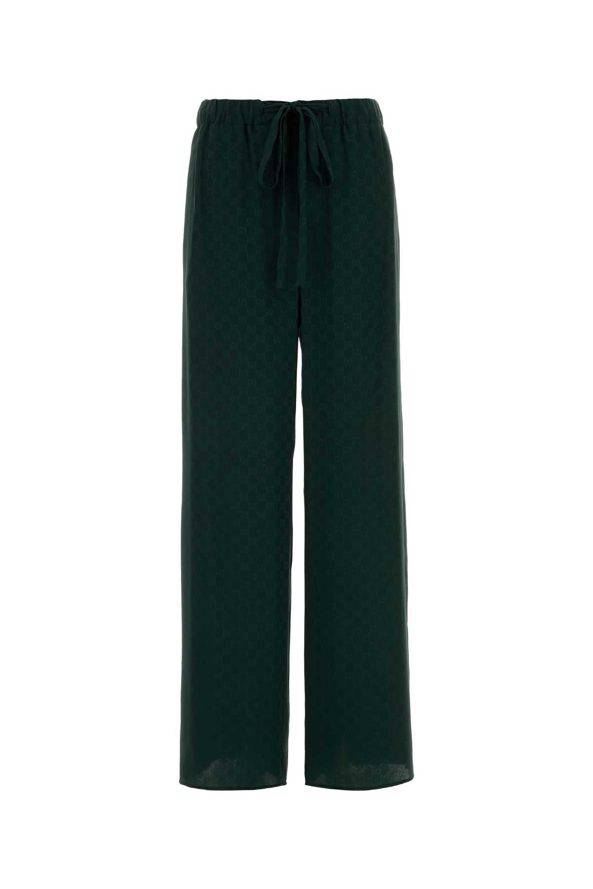 GUCCI Silk Wide-Leg Pant