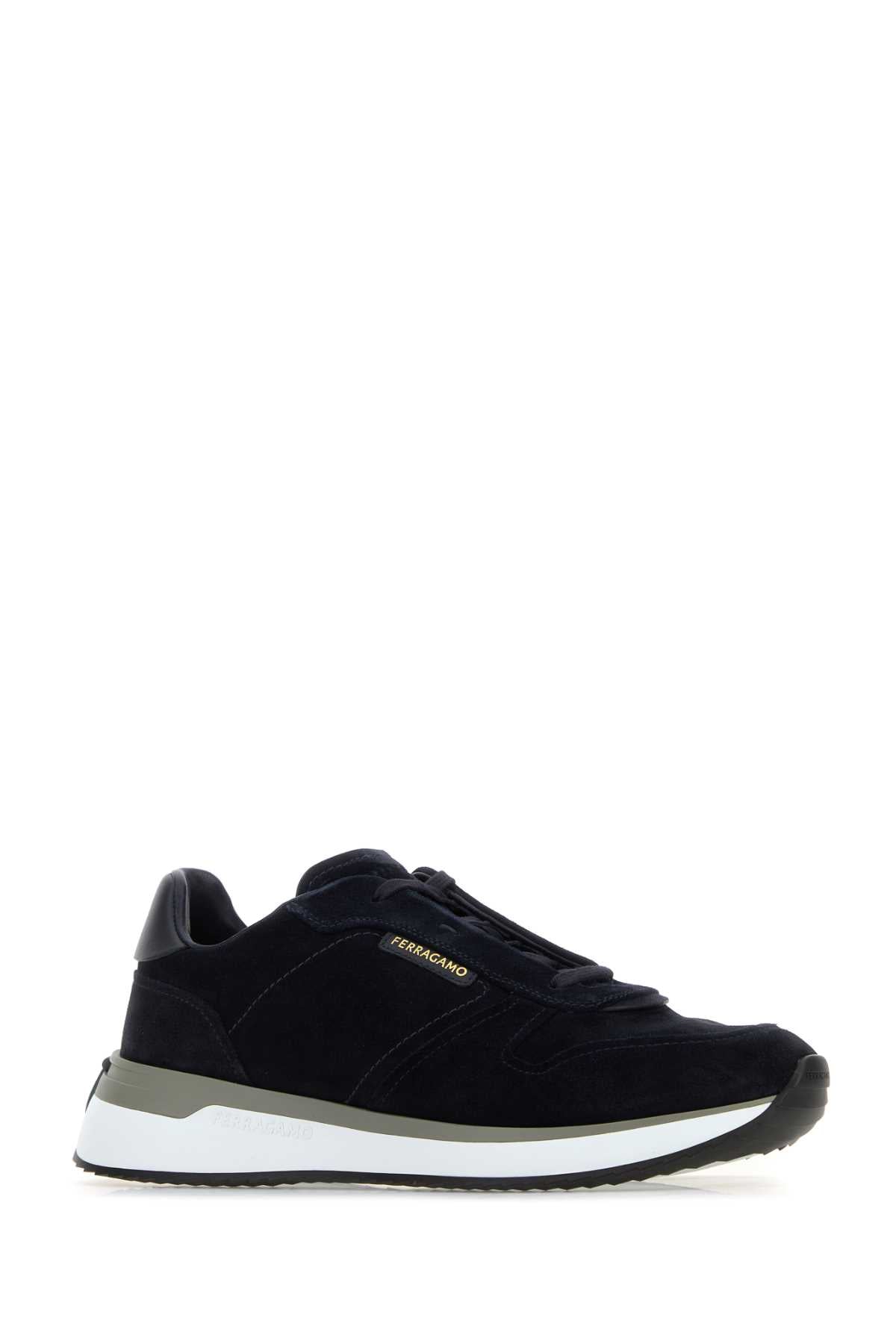 Ferragamo Men's Suede Sneakers