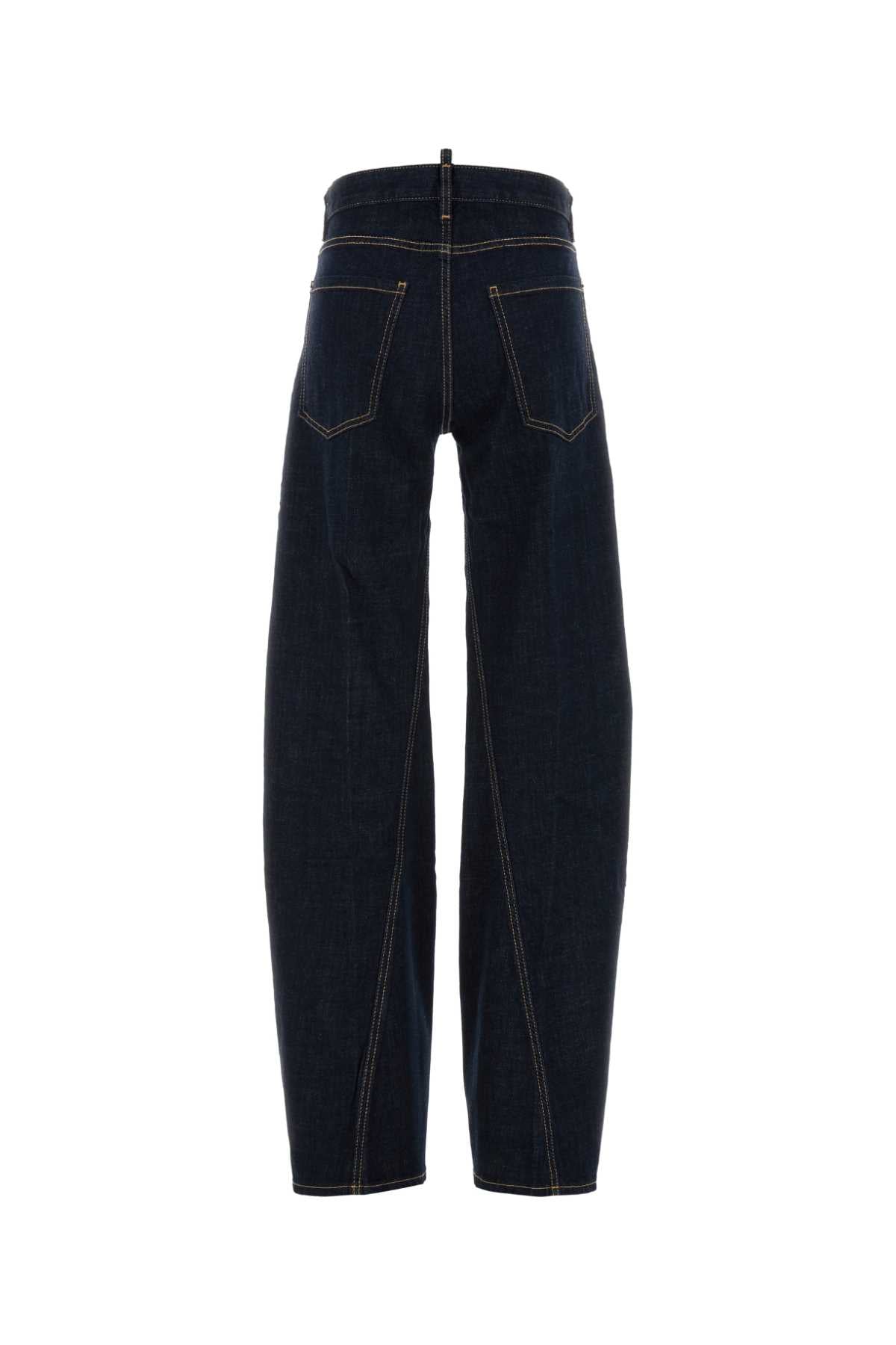 DSQUARED Twisted Stretch Denim Jeans for Women
