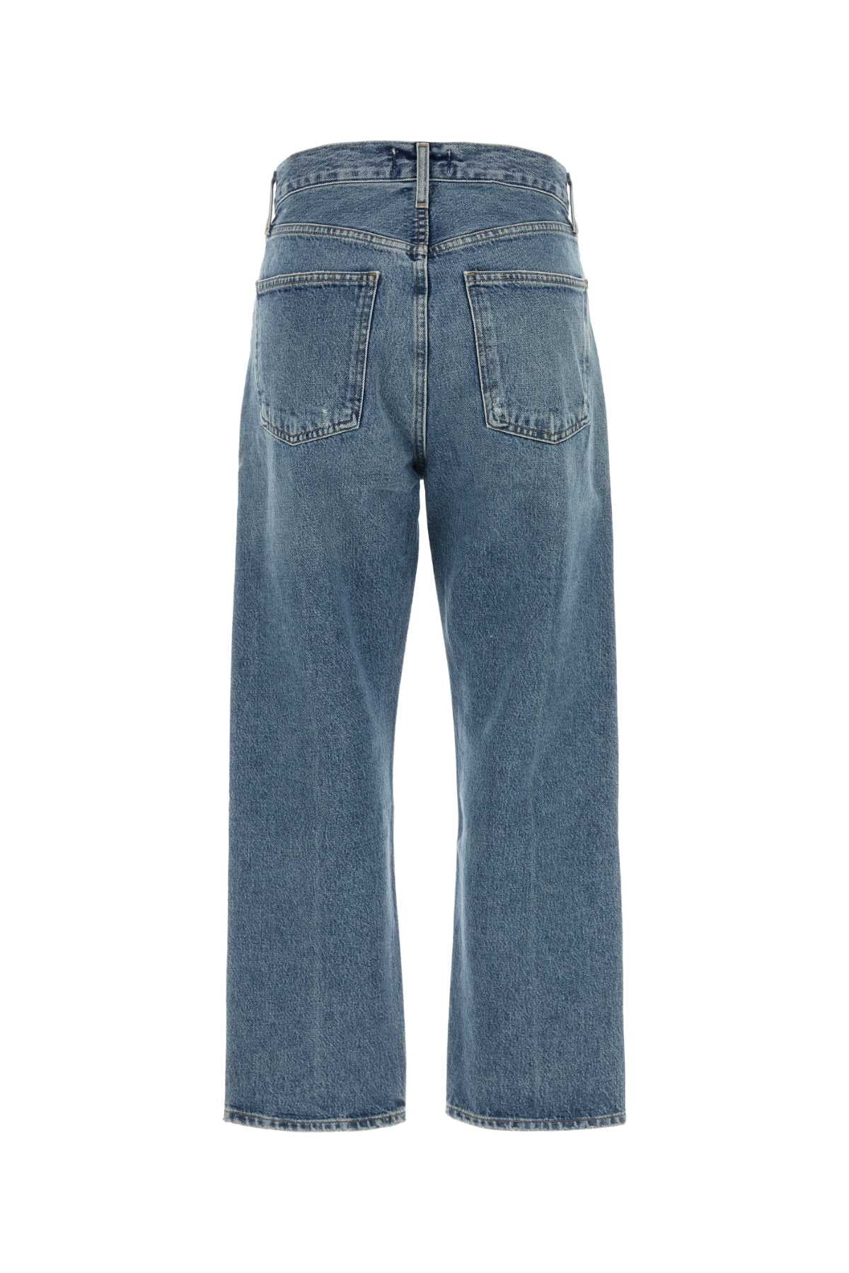 AGOLDE High-Rise Straight Leg Denim Jeans