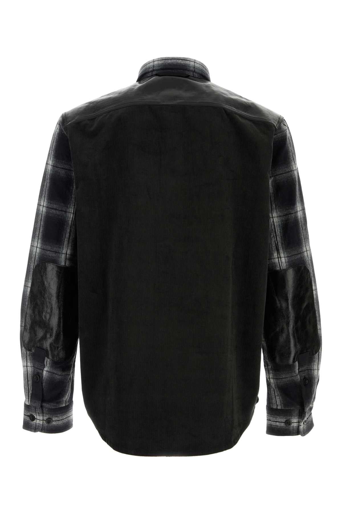 JUNYA WATANABE Embroidered Flannel Shirt for Men - FW25 Collection