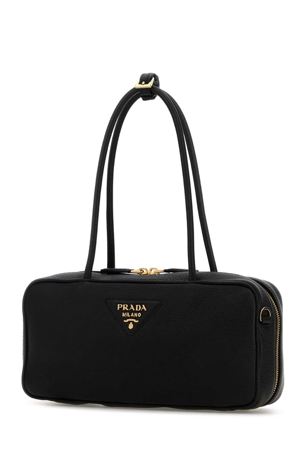 PRADA Leather Shoulder Handbag - 29 cm x 12 cm x 9 cm