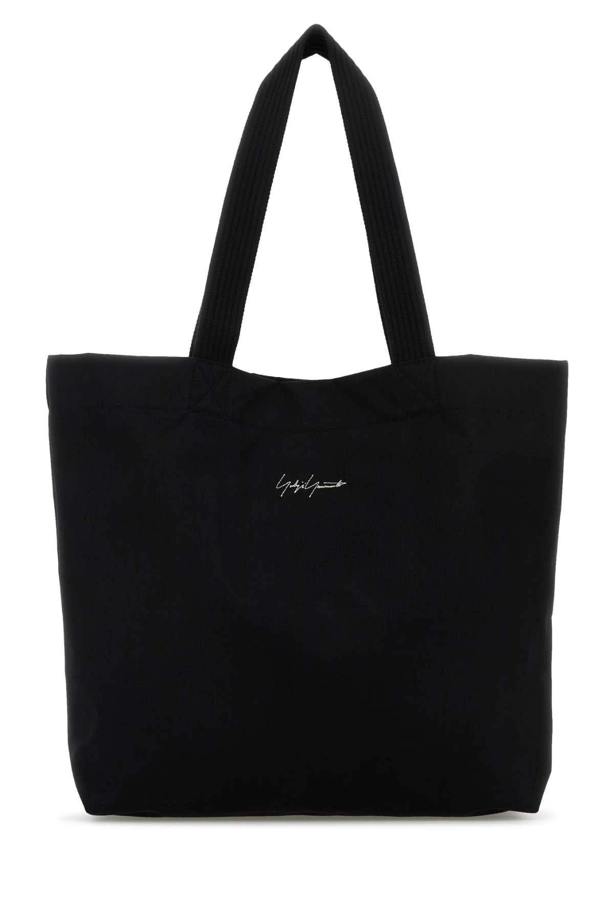 Y3 KURO Kuro Canvas Shopping Handbag - 40cm x 38cm x 11cm