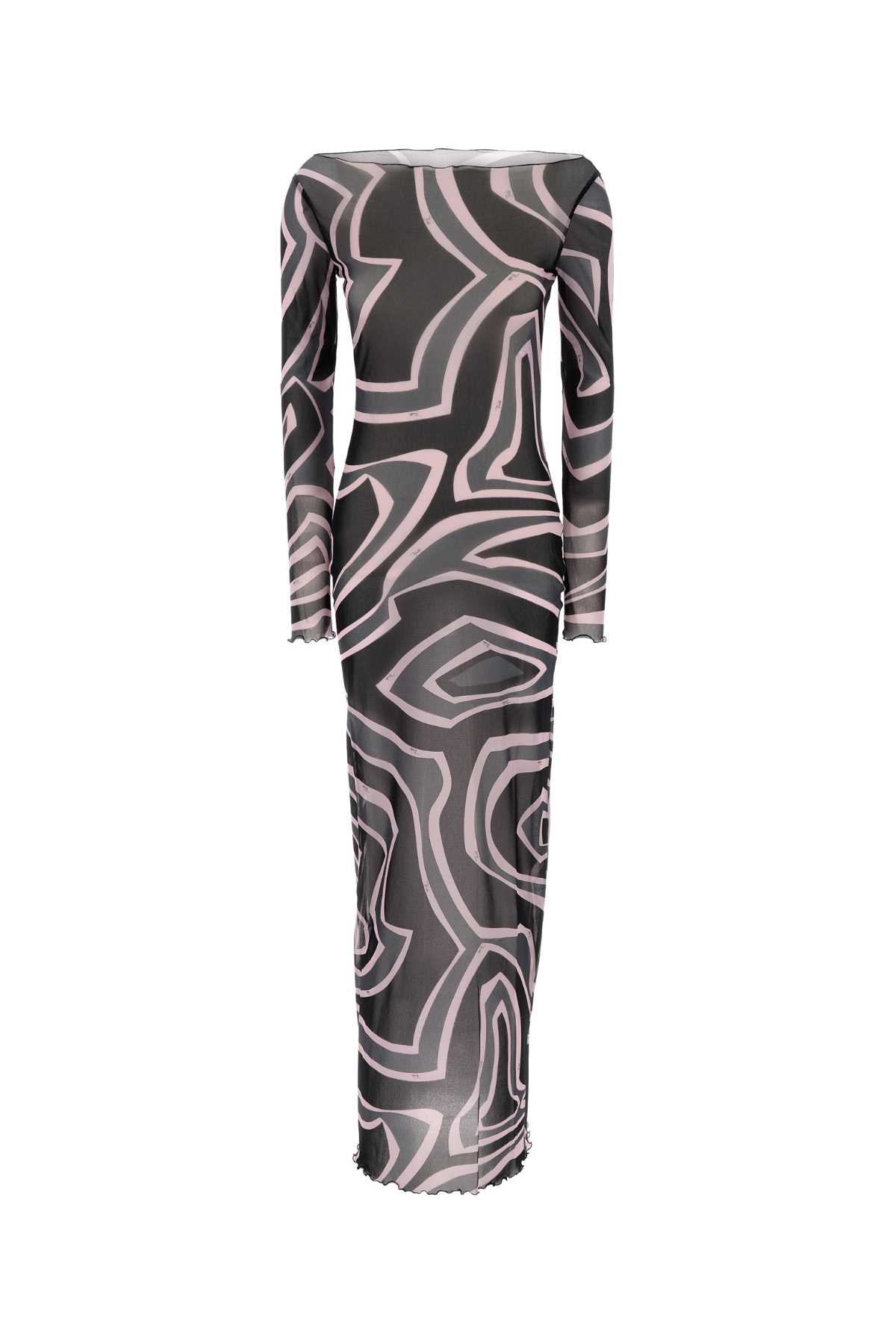 EMILIO PUCCI Printed Tulle Mini Dress