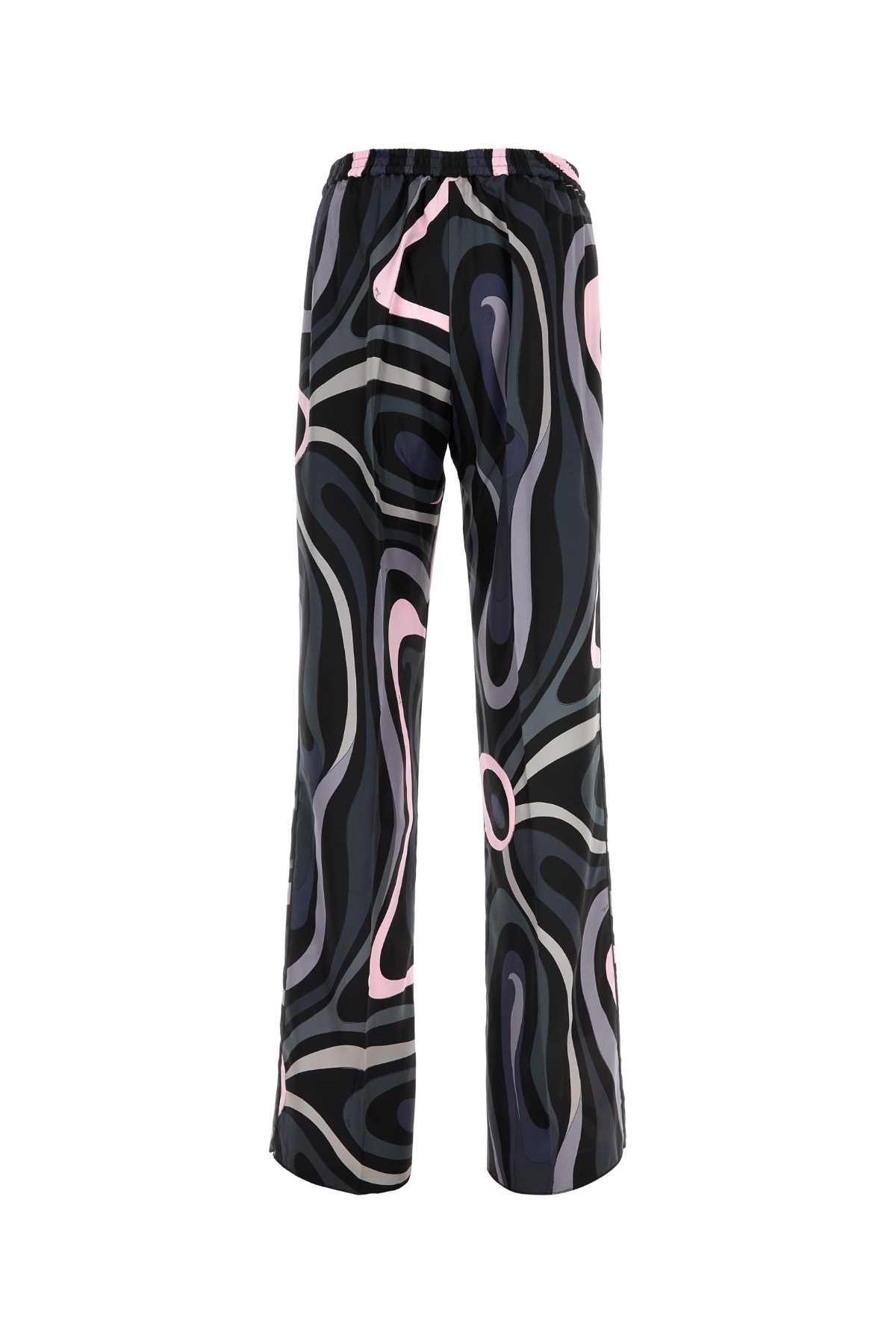 EMILIO PUCCI Men's Printed Silk Pants