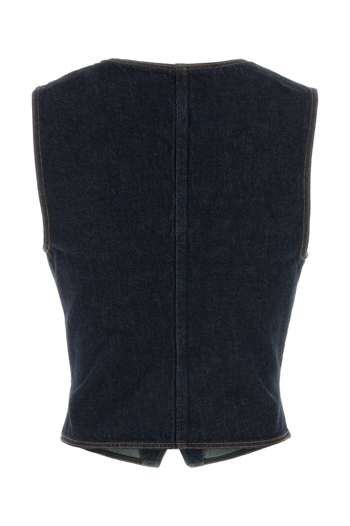 FRAME Women's Classic Denim Vest