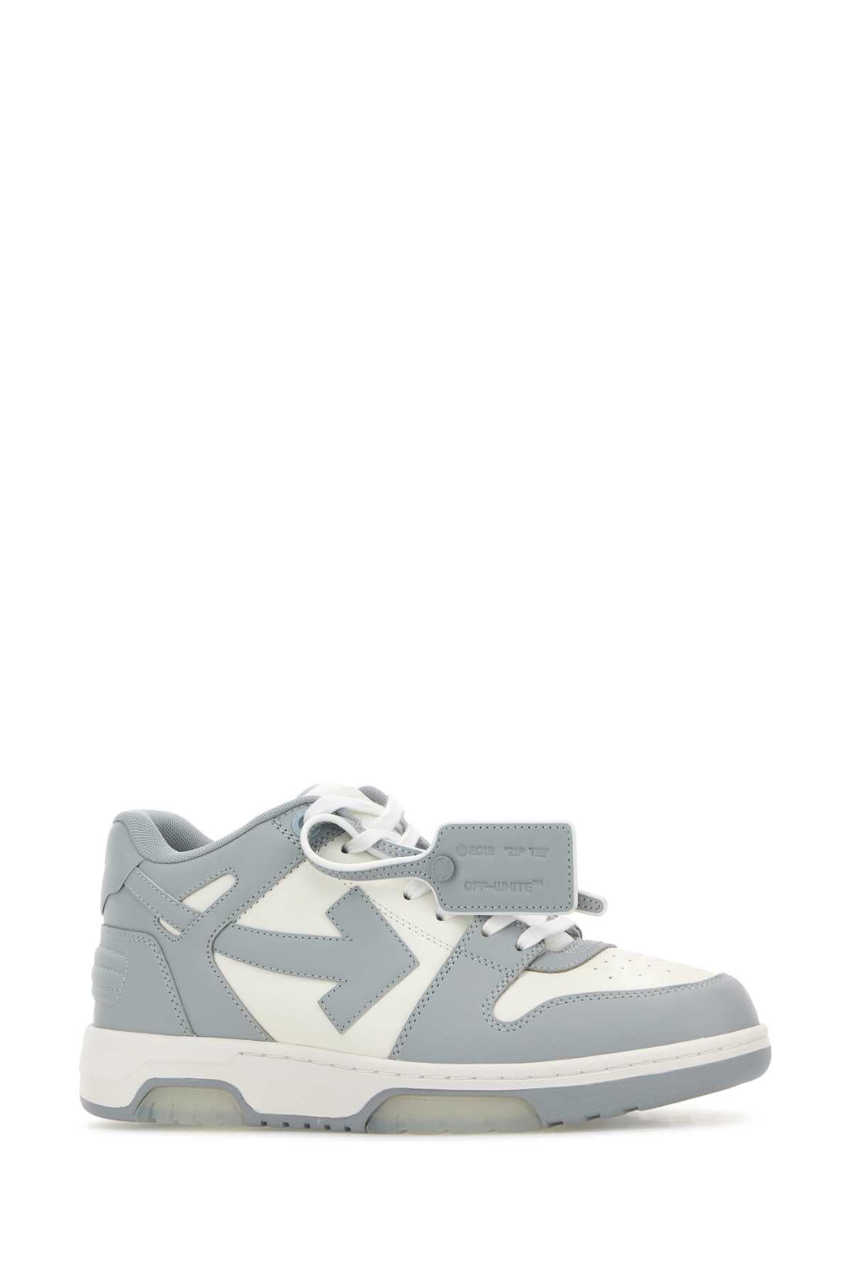 OFF WHITE Two-tone Leather Out Of Office Sneakers for Men