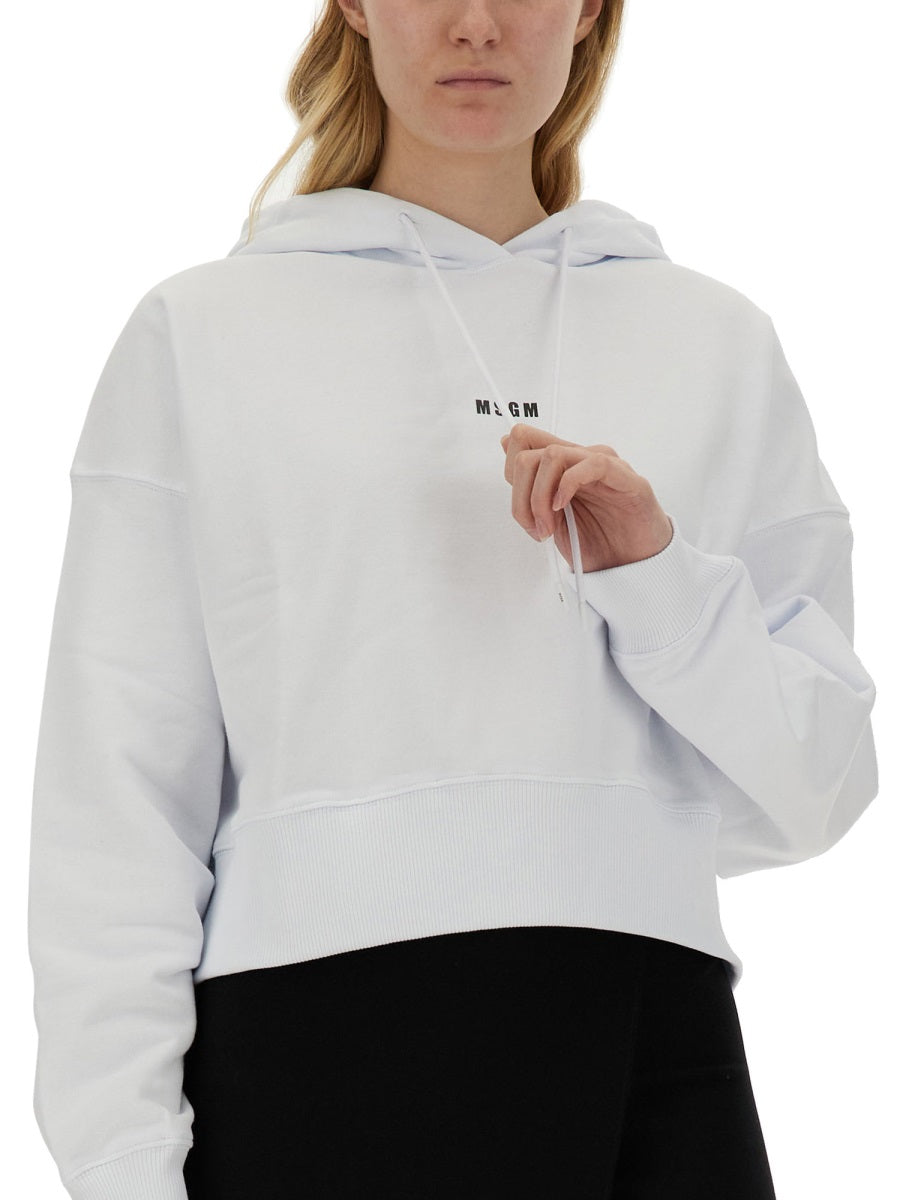 MSGM Logo Sweatshirt for Women - Size S