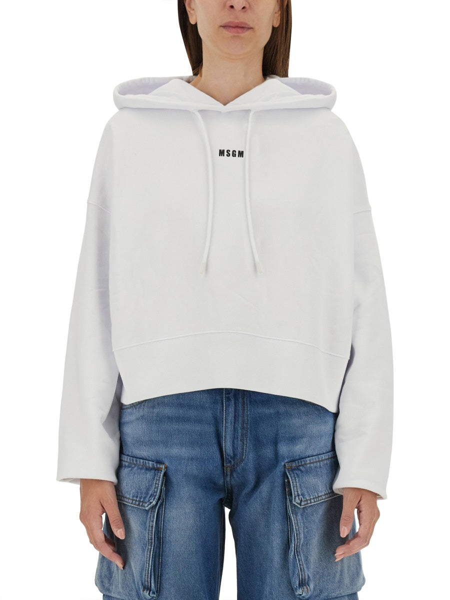 MSGM Logo Sweatshirt for Women - Size S