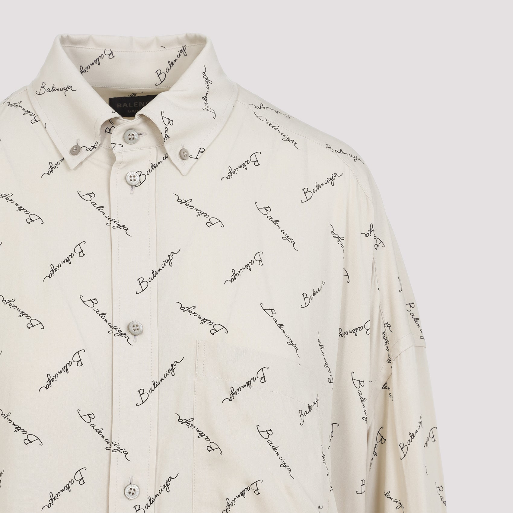 BALENCIAGA Long Sleeves Cocoon Shirt for Men