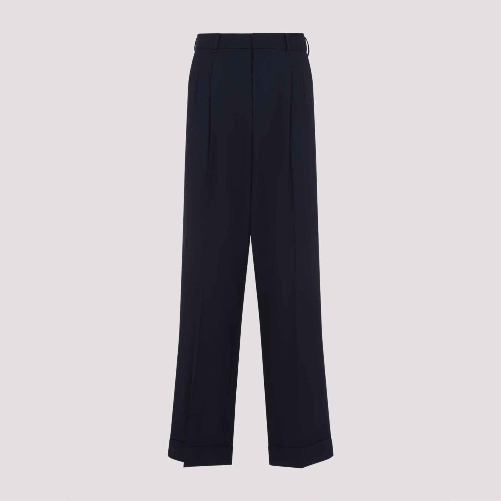 CASABLANCA Front Pleat Pants - Loose Fit for Men