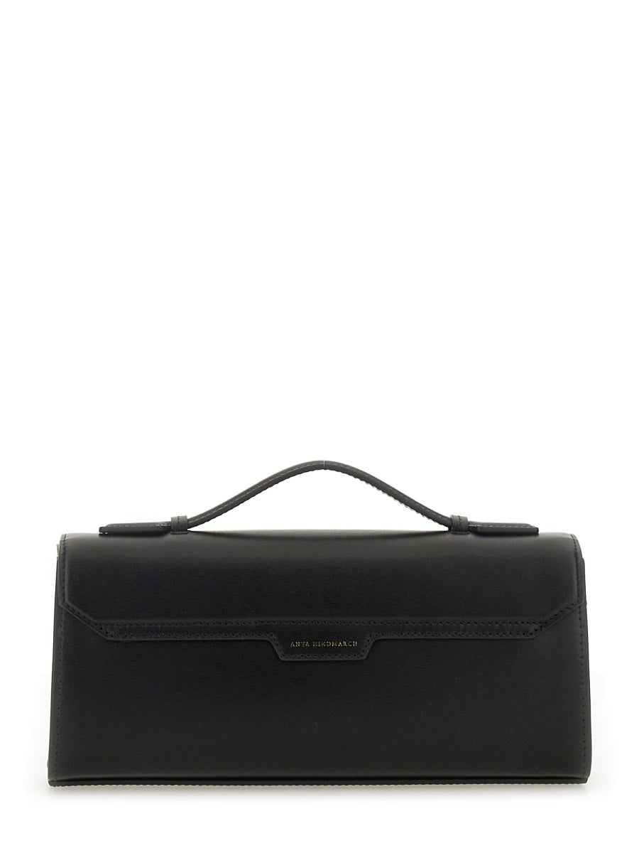 ANYA HINDMARCH Mini Mortimer Leather Clutch