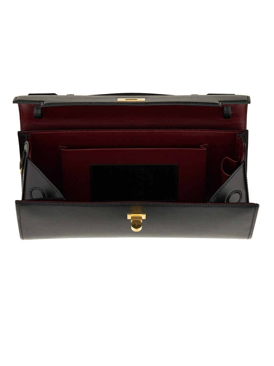 ANYA HINDMARCH Mini Mortimer Leather Clutch