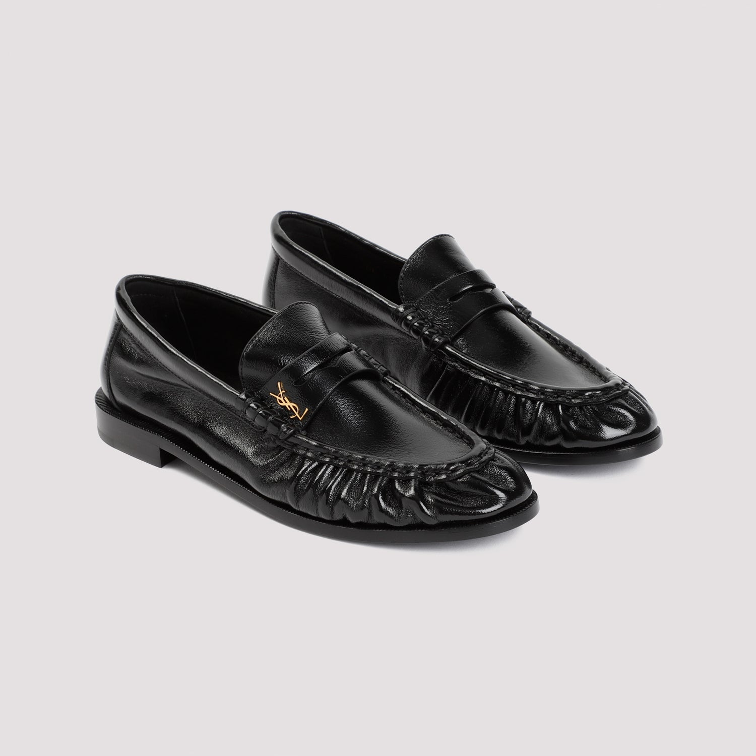 SAINT LAURENT Le Loafers with 1.5cm Heel Height