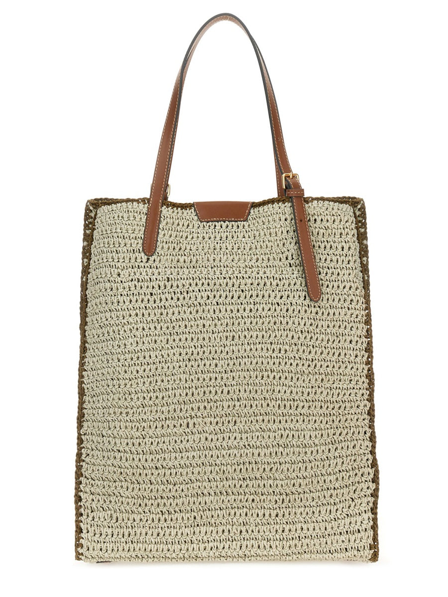 ANYA HINDMARCH WINK Mini Raffia Handbag