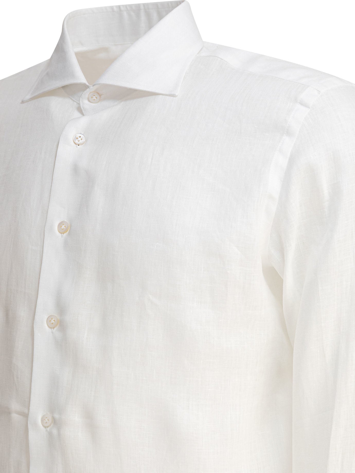 BORRIELLO Men's Mini Linen Shirt