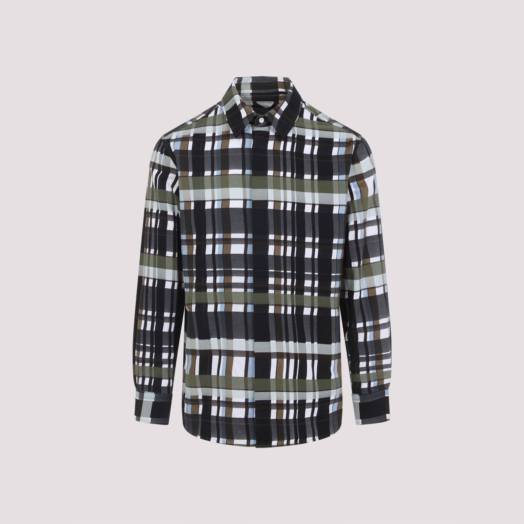 BOTTEGA VENETA Cotton Check Shirt for Men - FW25 Collection