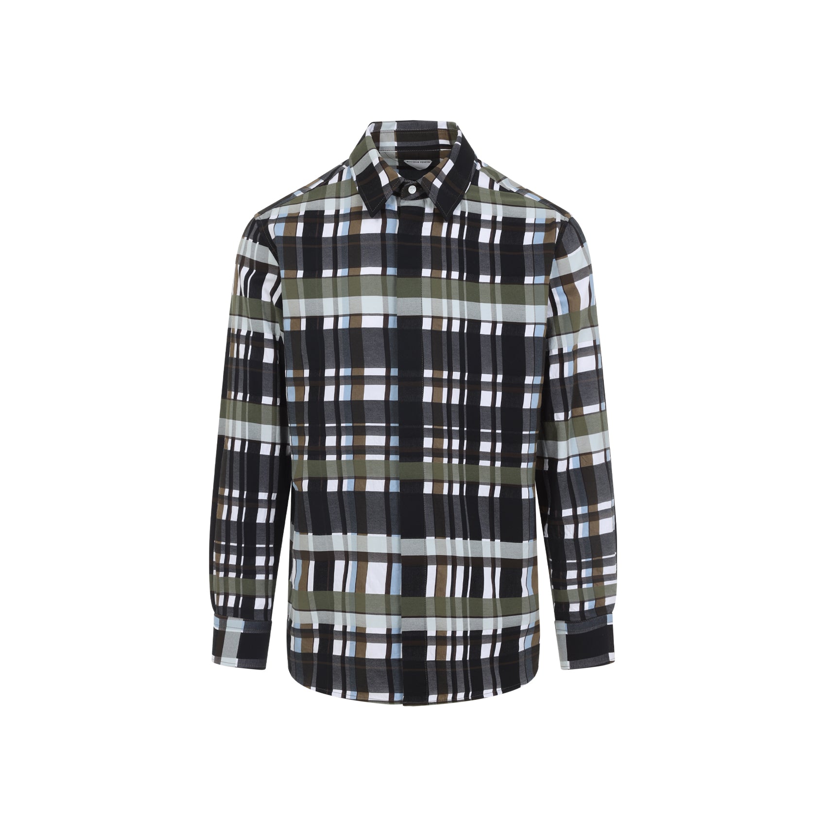 BOTTEGA VENETA Cotton Check Shirt for Men - FW25 Collection
