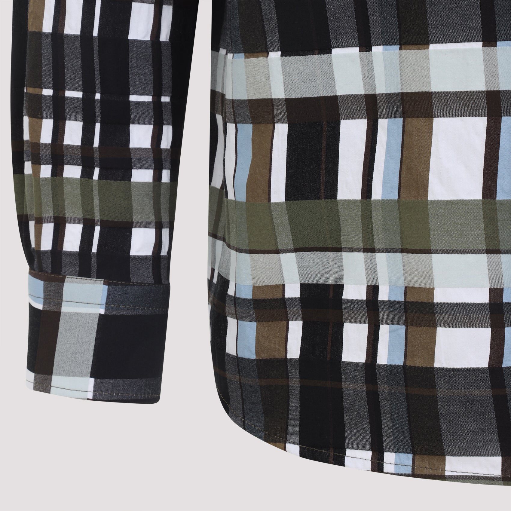 BOTTEGA VENETA Cotton Check Shirt for Men - FW25 Collection