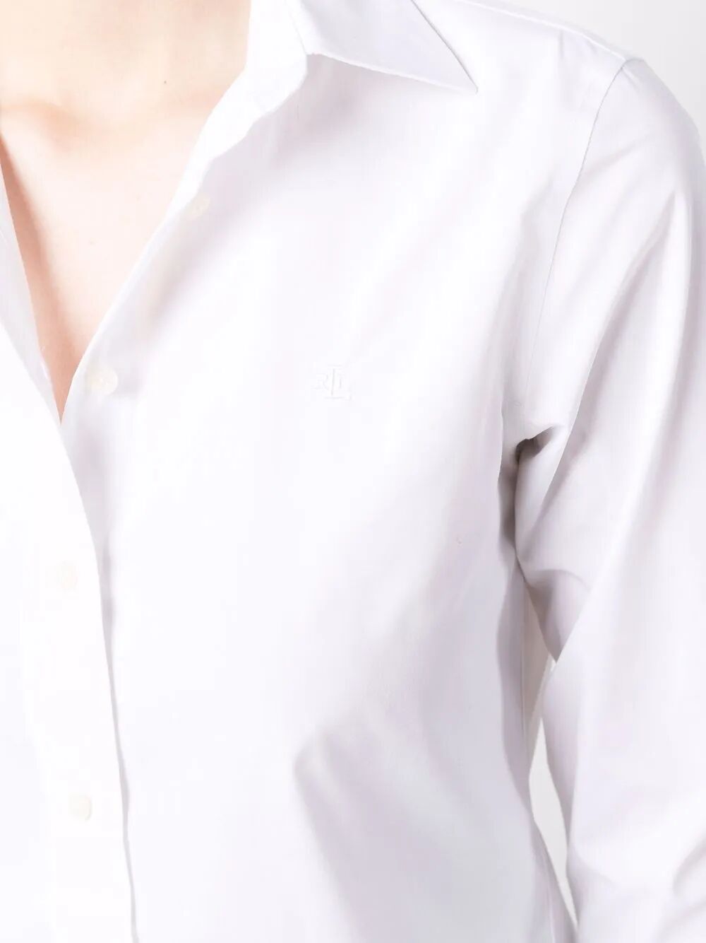 LAUREN RALPH LAUREN Long Sleeve Button Front Shirt for Women