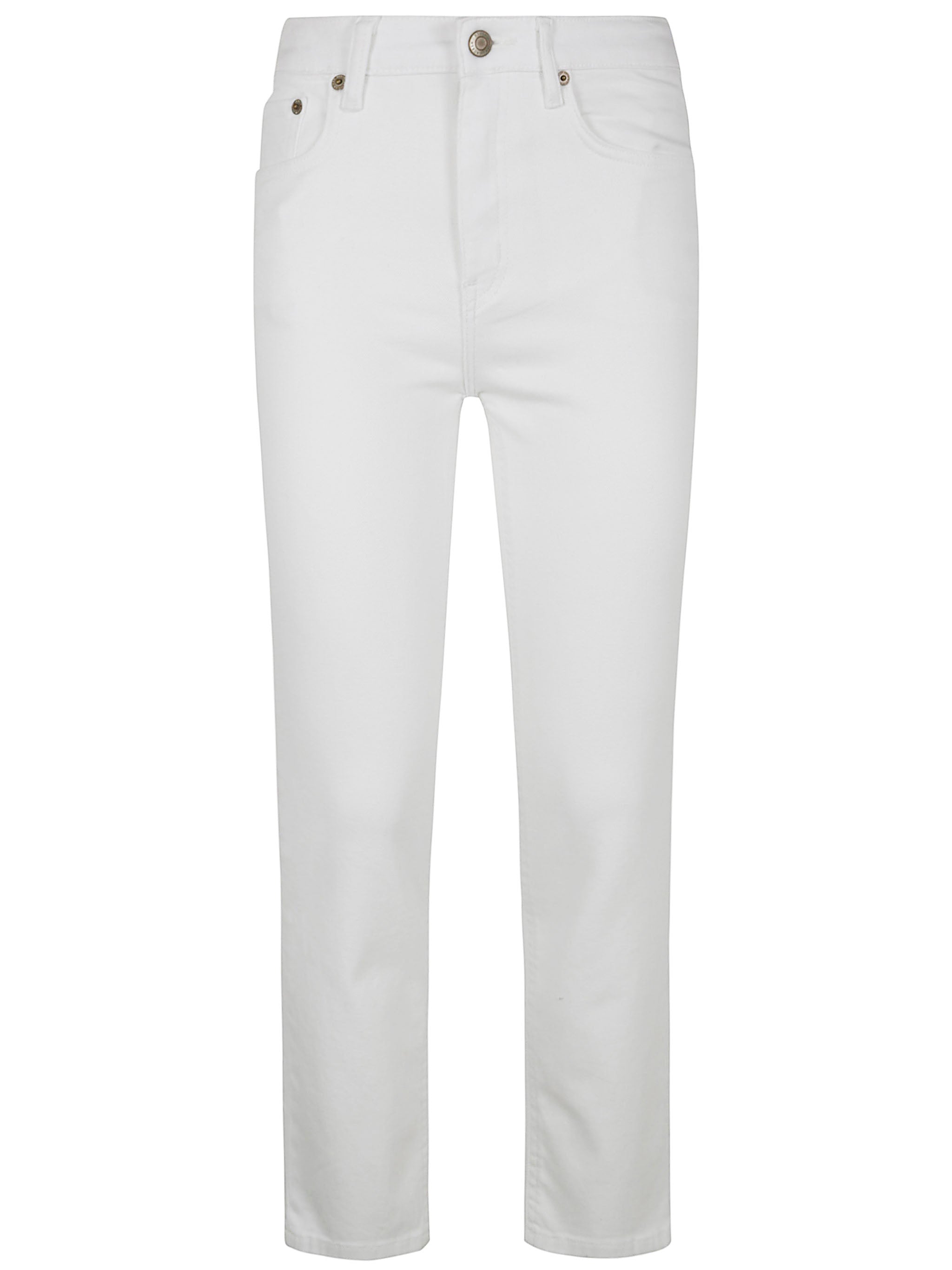 LAUREN RALPH LAUREN High Rise Ankle Straight Jeans