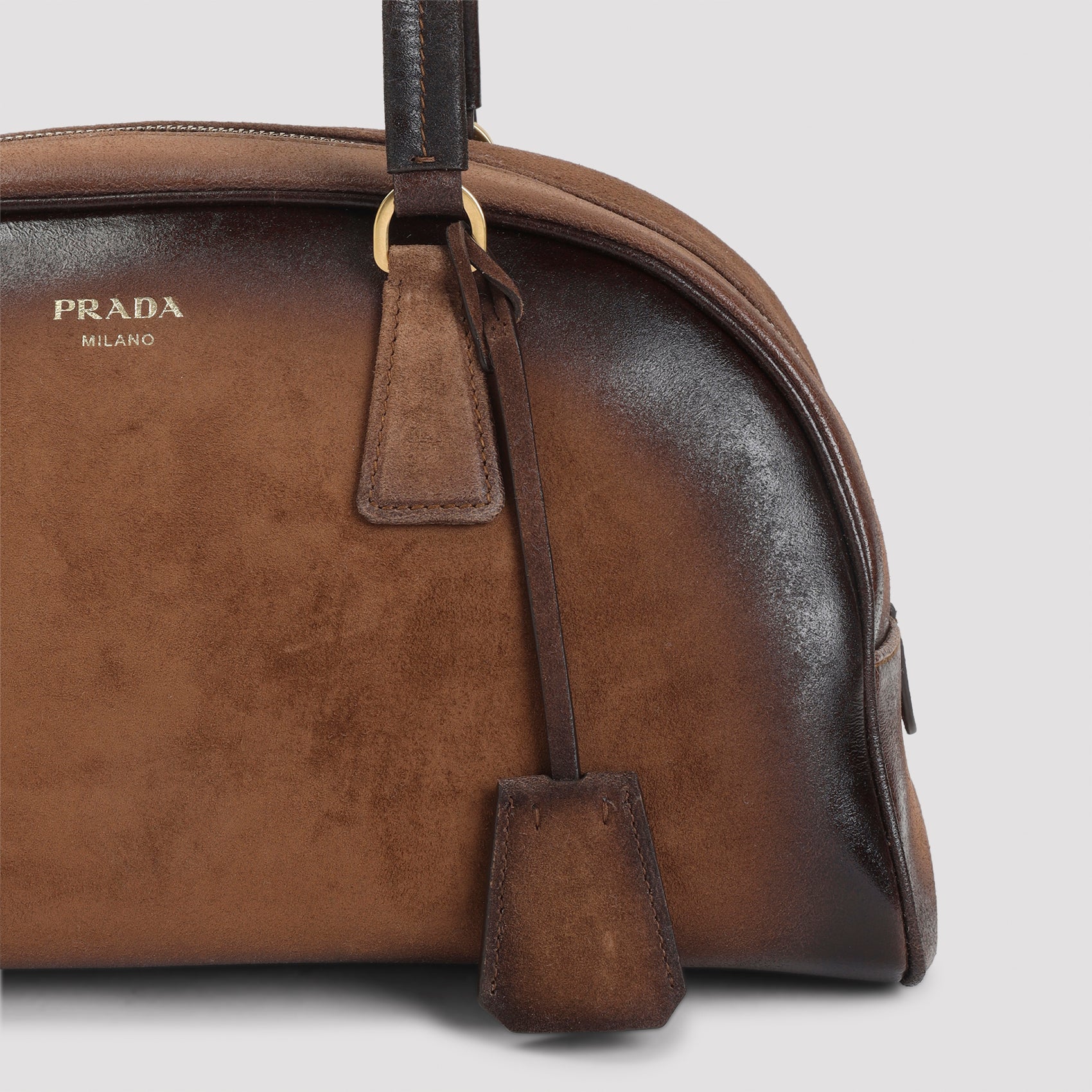 PRADA Handcrafted 100% Leather Handbag - 36cm x 19cm x 15cm