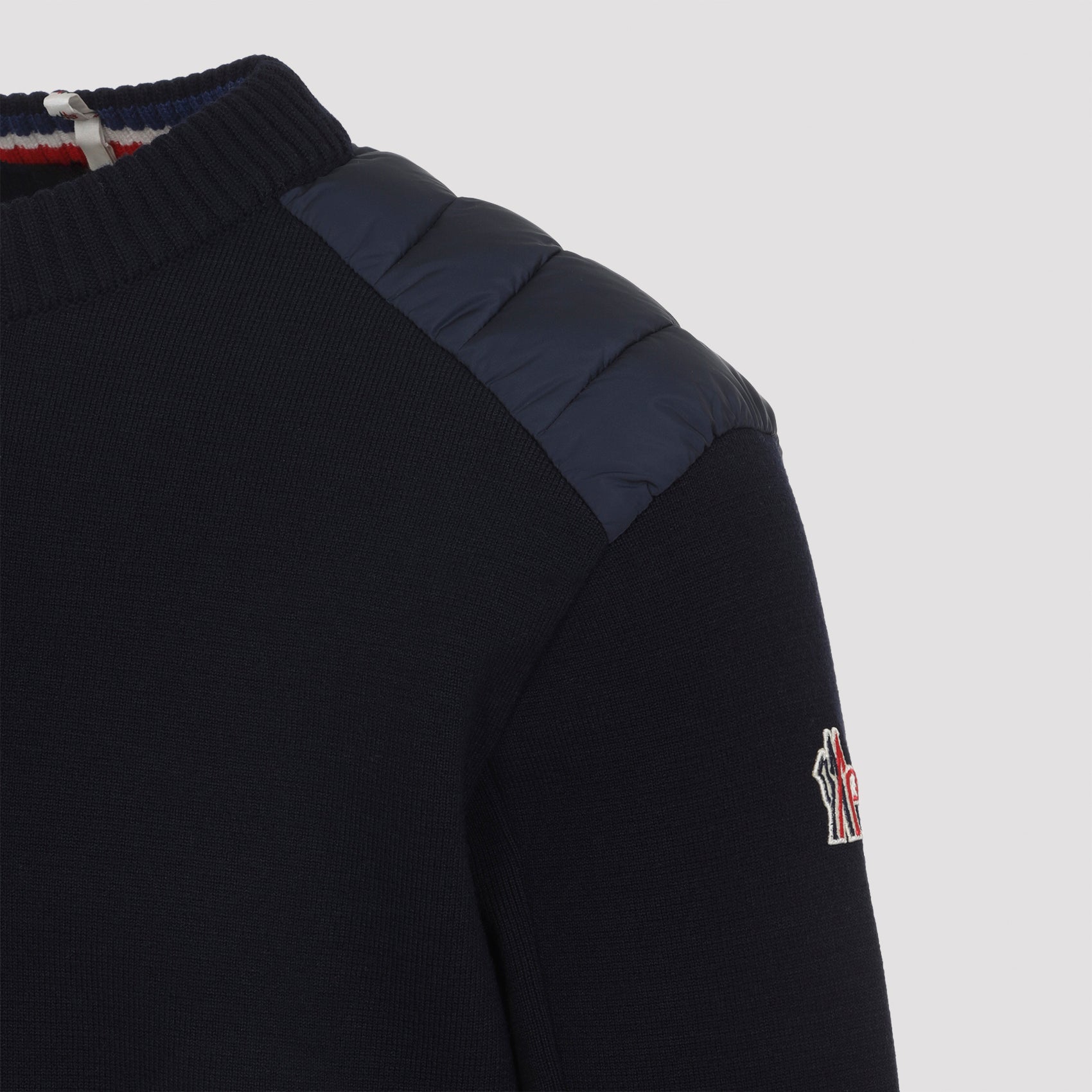 MONCLER GRENOBLE Virgin Wool Pullover Sweater for Men