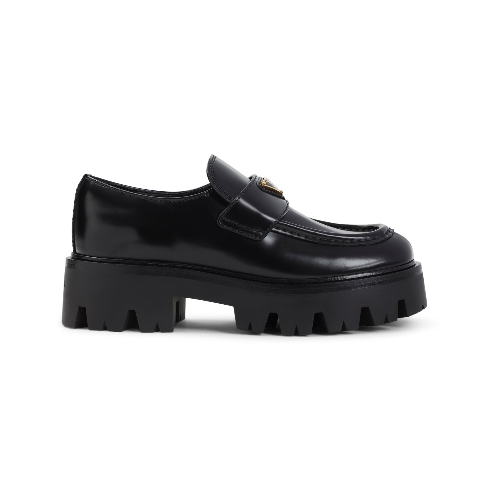 PRADA 100% Leather Loafers