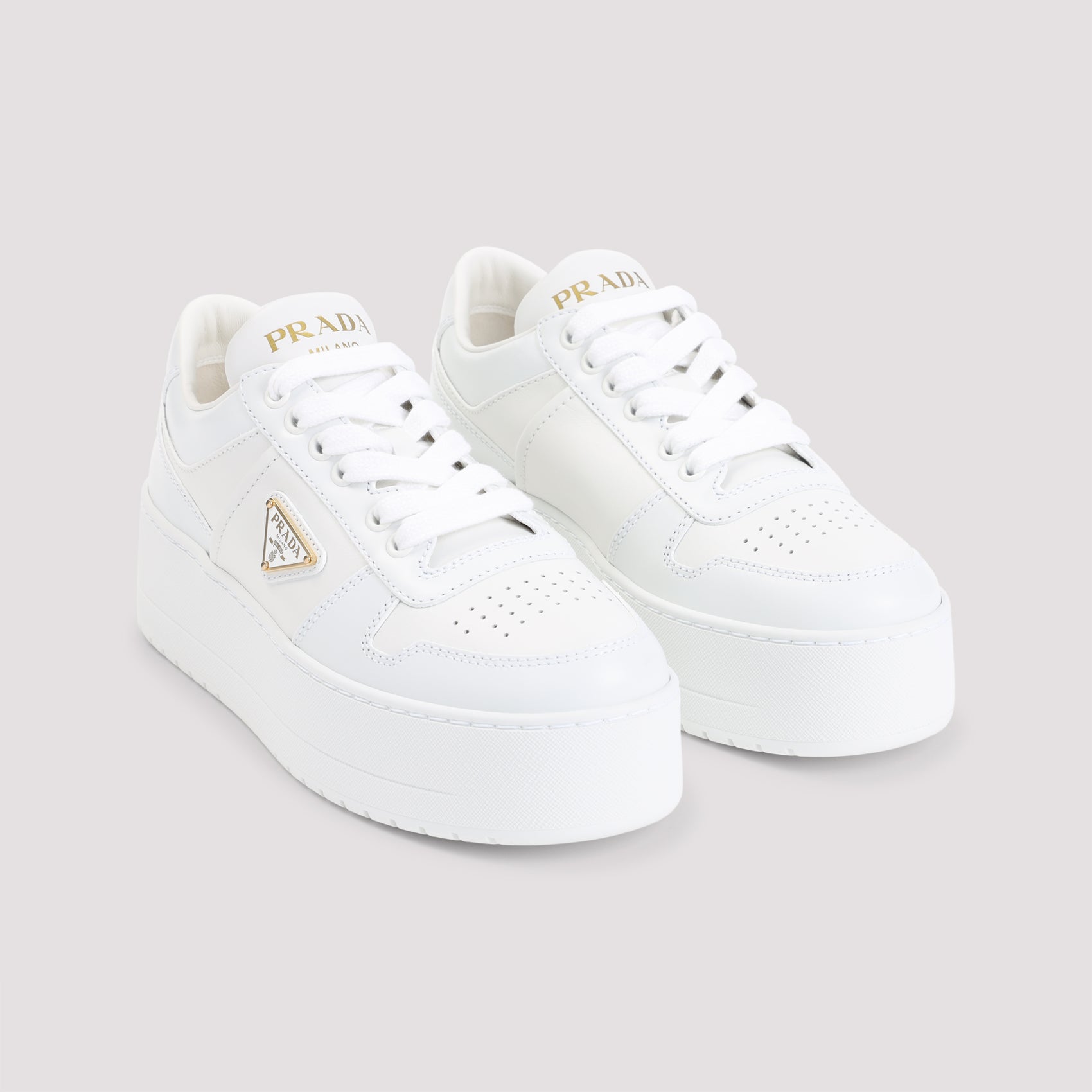 PRADA Luxury Leather Sneakers for Men - SS26