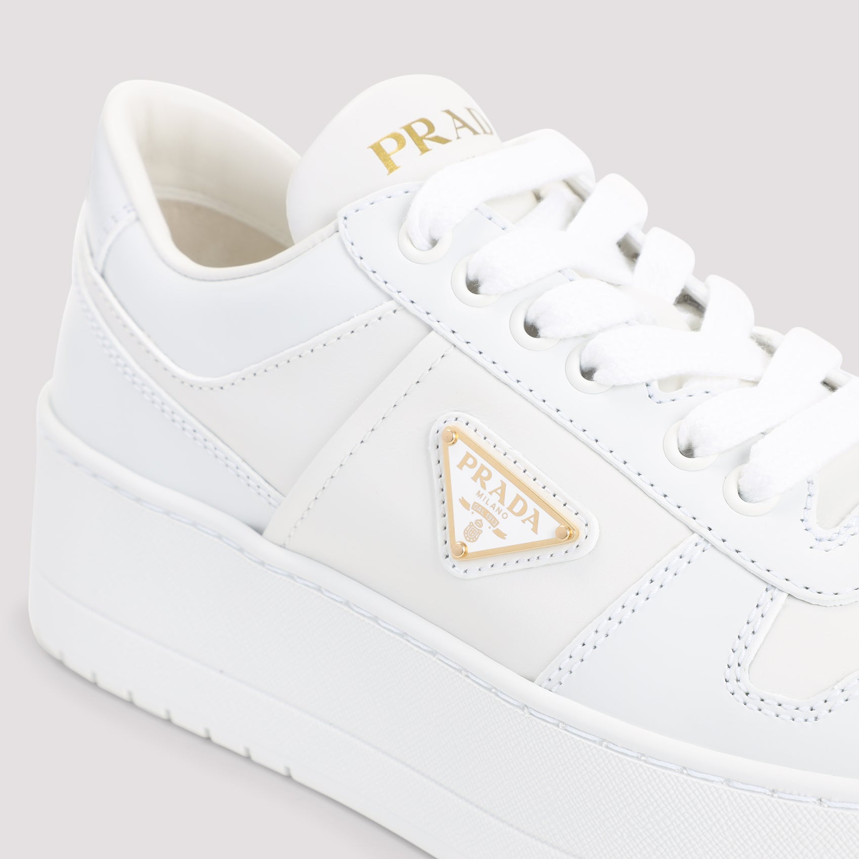 PRADA Luxury Leather Sneakers for Men - SS26