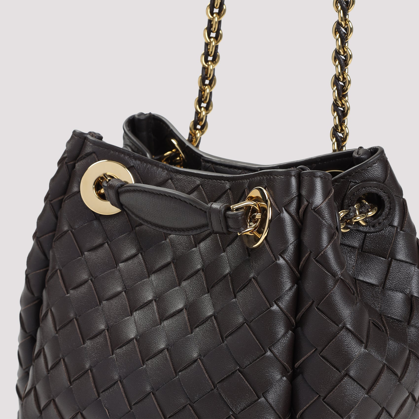 BOTTEGA VENETA Andiamo Parachute Mini Shoulder Handbag - 21cm x 20cm x 16cm
