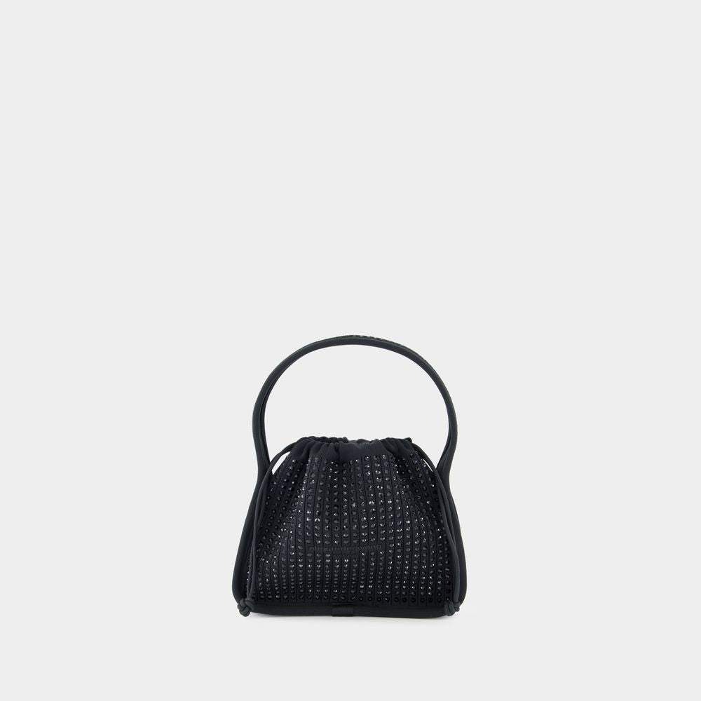 ALEXANDER WANG Sapphire Glass Embellished Handbag