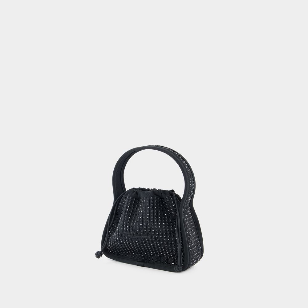 ALEXANDER WANG Sapphire Glass Embellished Handbag