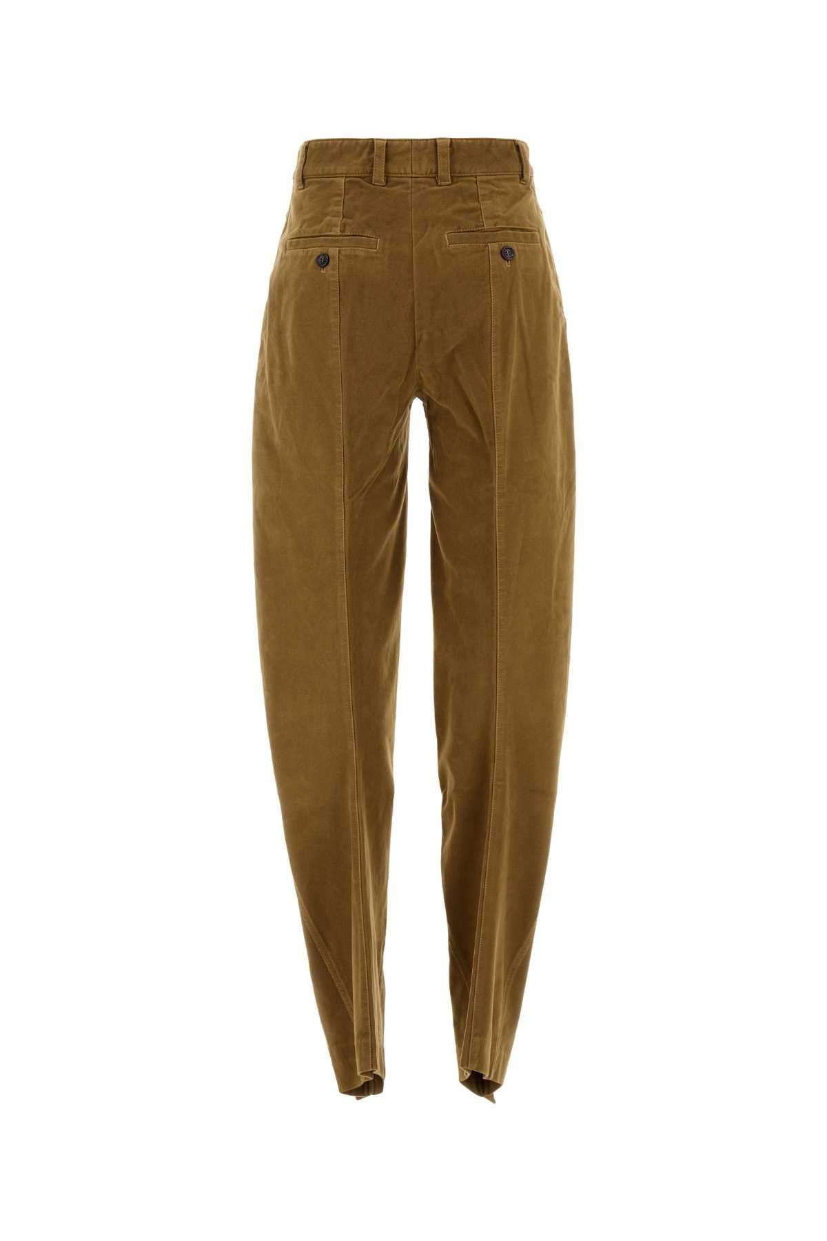 Y/PROJECT Caramel Stretch Velvet Pants for Women