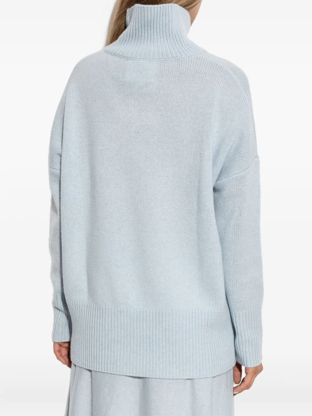 LISA YANG Relaxed Fit Cashmere Turtleneck Sweater - Size 1