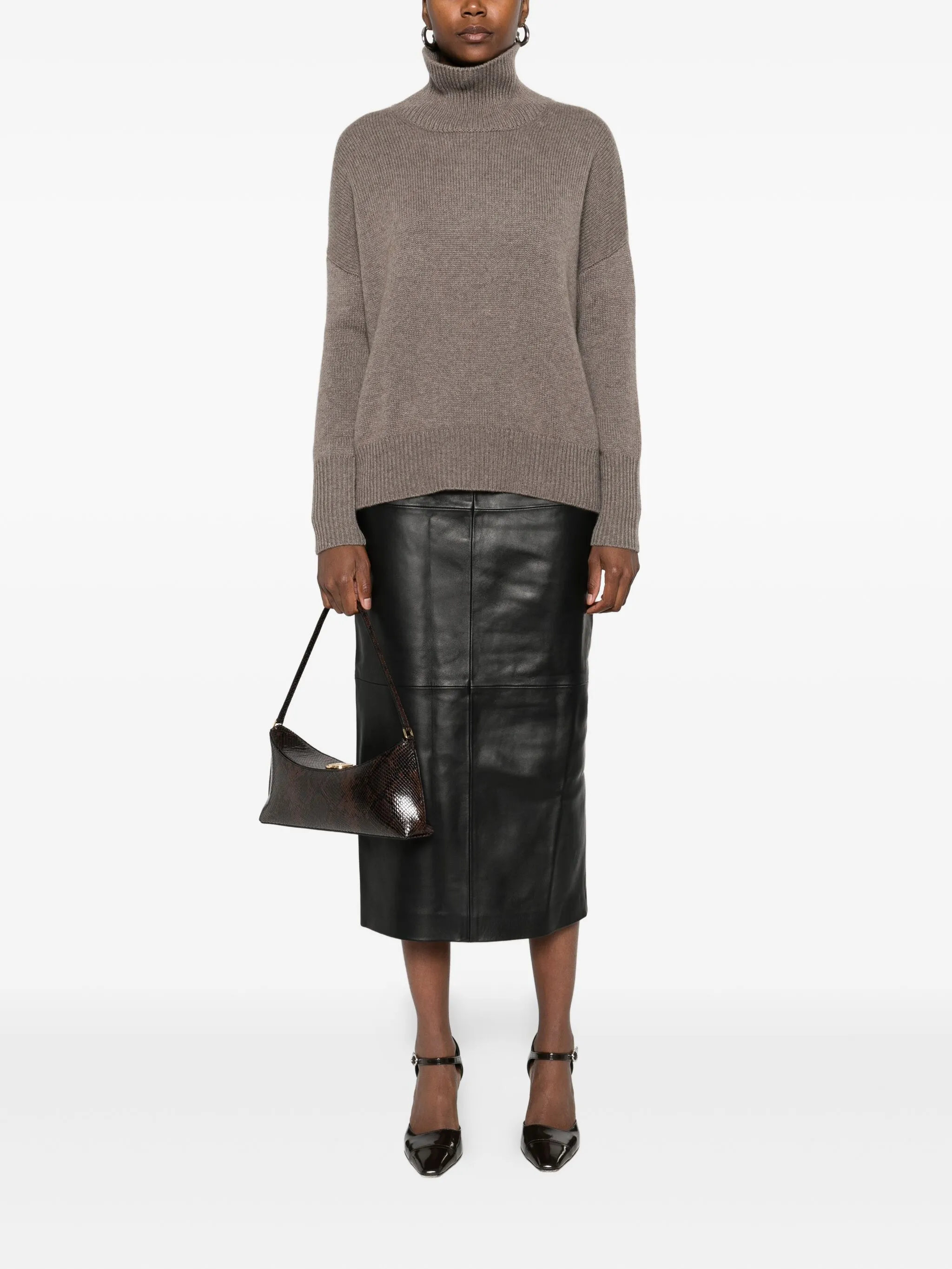 LISA YANG Heidi Cashmere Turtleneck Sweater (Size 1)