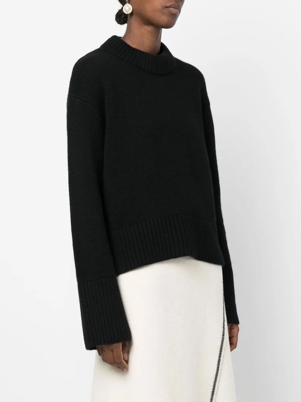 LISA YANG Women's Cashmere Turtleneck Sweater