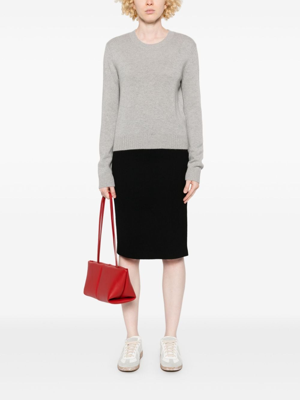 LISA YANG Cashmere Crewneck Sweater for Women