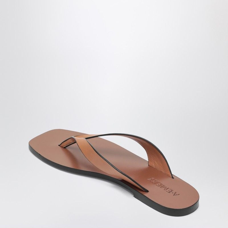 A.EMERY The Kinto Leather Flip-Flops