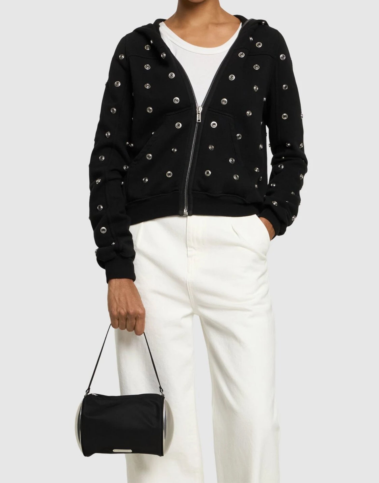 ALEXANDER WANG Mini Dome Barrel Pochette Handbag - FW25