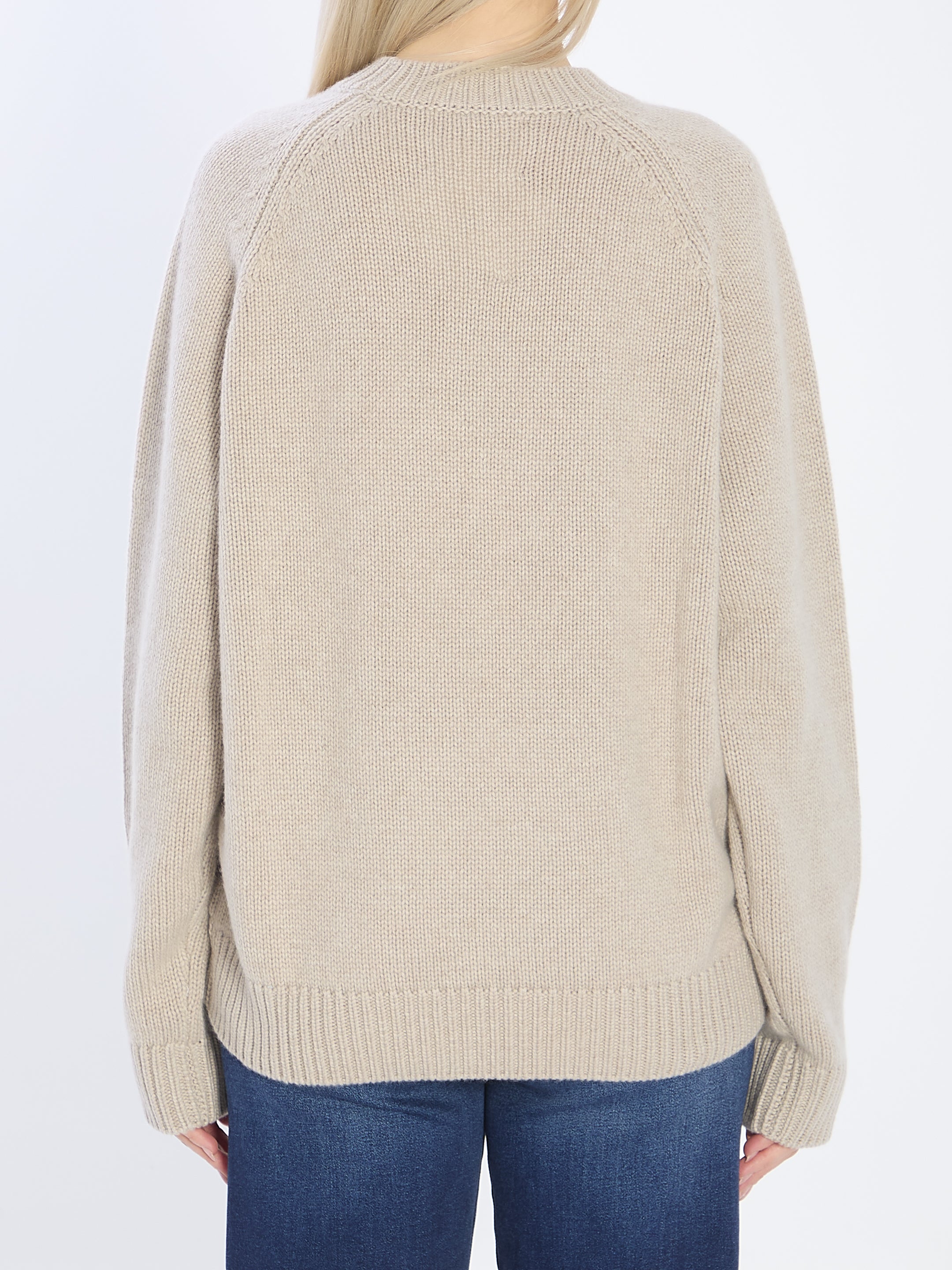 LISA YANG Crew Neck Cashmere Sweater - Size 01 US