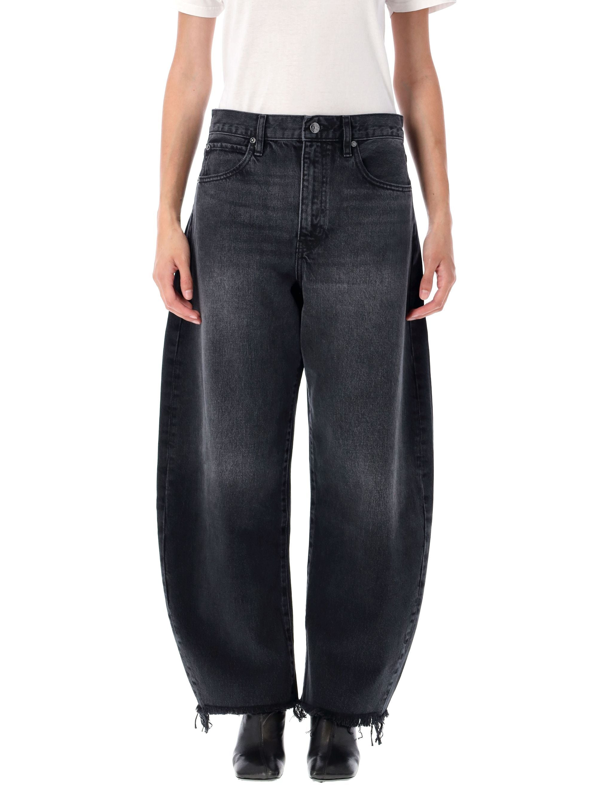 FRAME High-Rise Bubble Crop Jeans - Size 27
