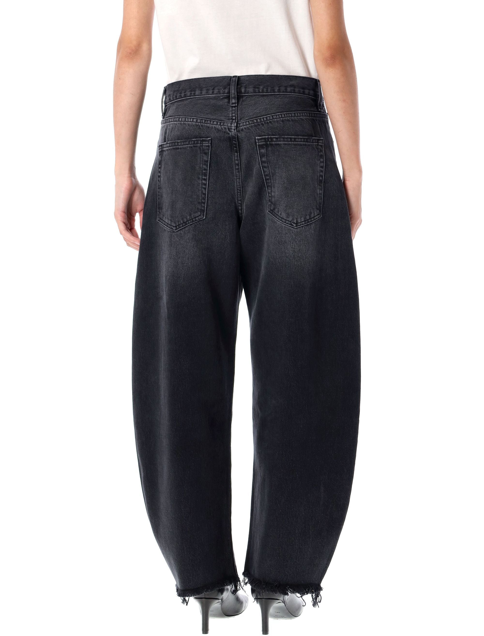 FRAME High-Rise Bubble Crop Jeans - Size 27