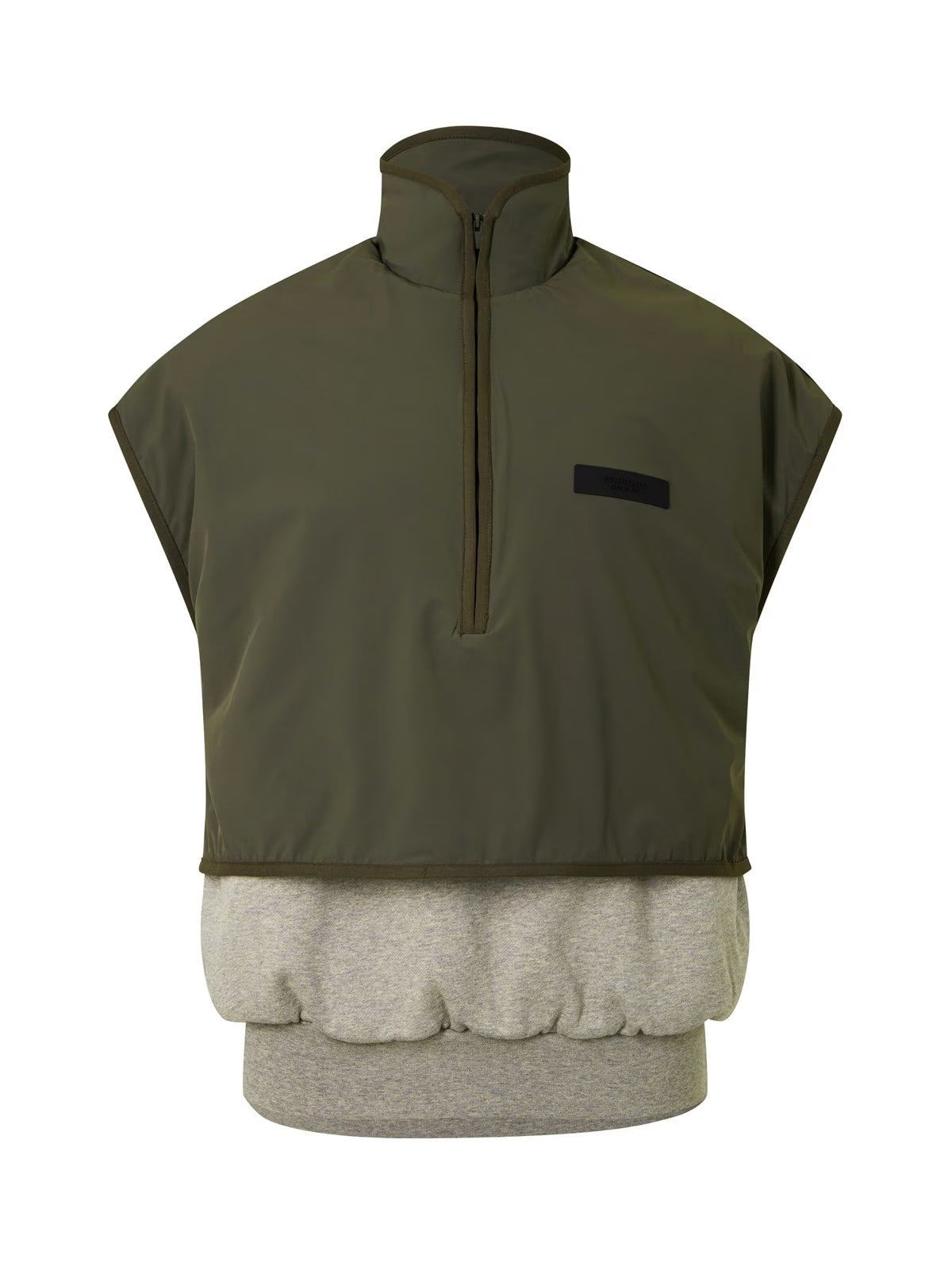 FEAR OF GOD Nylon Fleece Mockneck Vest for Men - FW24